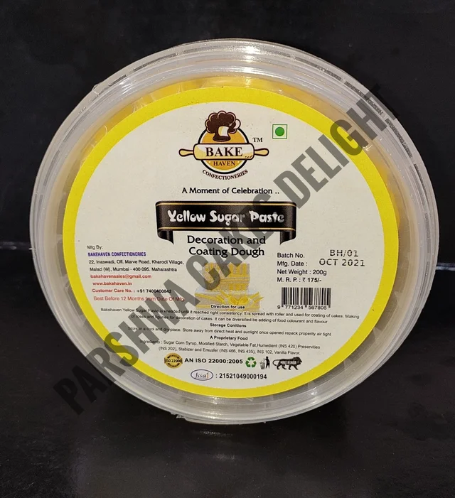 BAKEHAVEN FONDANT - YELLOW
