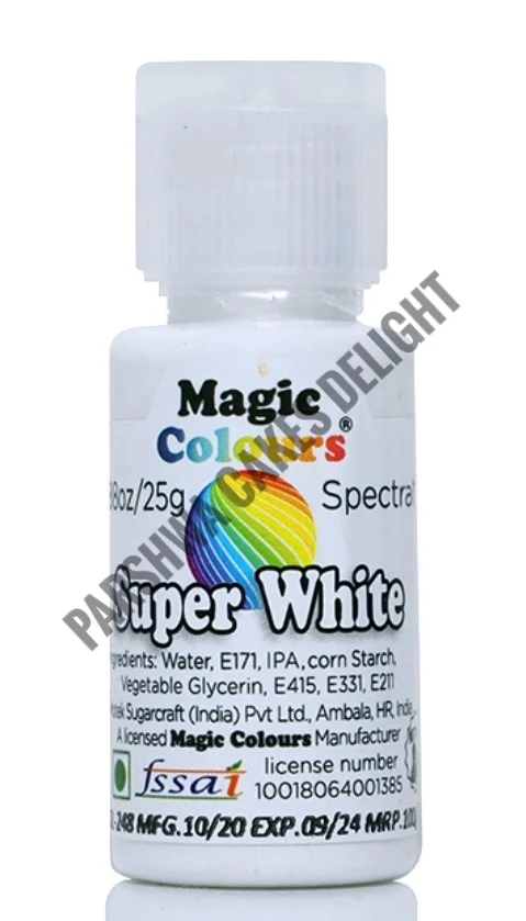 Magic Colours SPECTRAL MINI GEL COLOUR - 25 G, SUPER WHITE