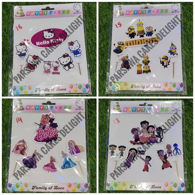 THEME TOPPERS - 20 PCS