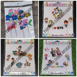 THEME TOPPERS - 20 PCS