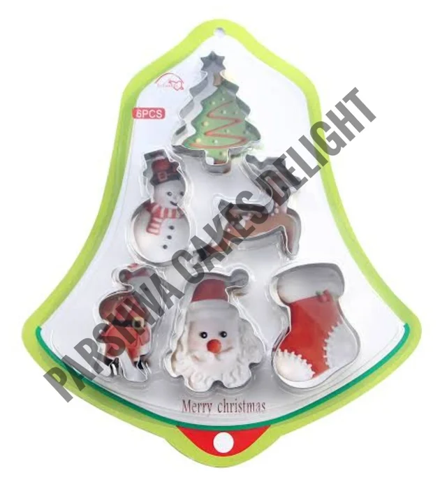 Christmas Cookie Cutter - 6 Pcs Set