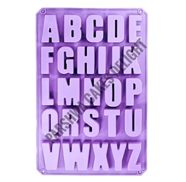 Upper Case Silicone Mould - 1 Pc