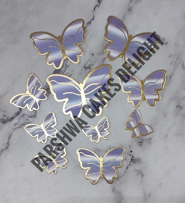 PAPER BUTTERFLY - 1 Pkt, PURPLE
