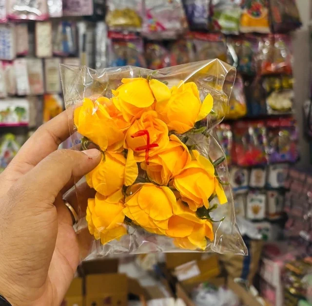 Mini Rose Flower - 10 Pcs Pack, Delight 7