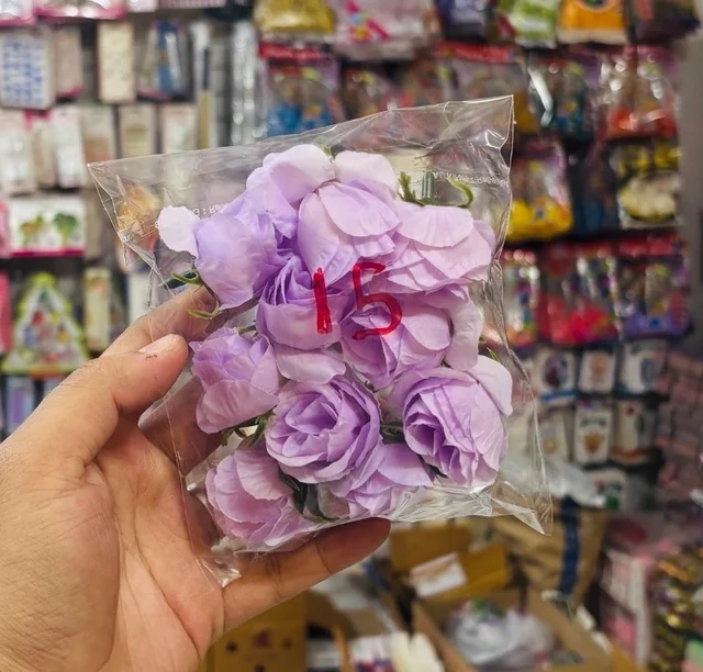 Mini Rose Flower - 10 Pcs Pack, Delight 15