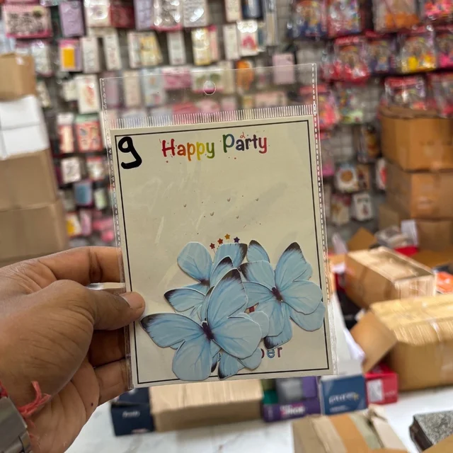 PAPER BUTTERFLY - 10 Pcs, Delight 9