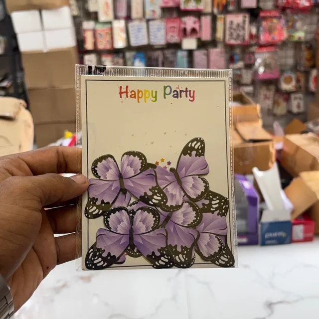 PAPER BUTTERFLY - 10 Pcs Pack, Delight 15