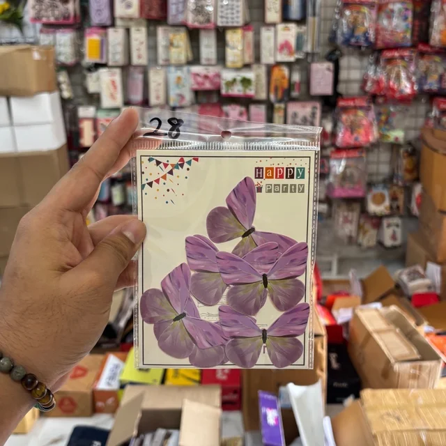 PAPER BUTTERFLY - 10 Pcs Pack, Delight 28