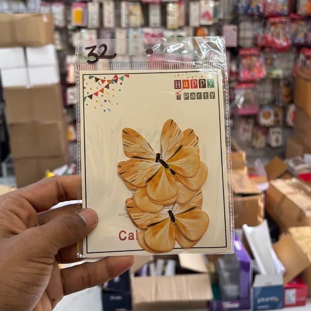 PAPER BUTTERFLY - 10 Pcs Pack, Delight 32