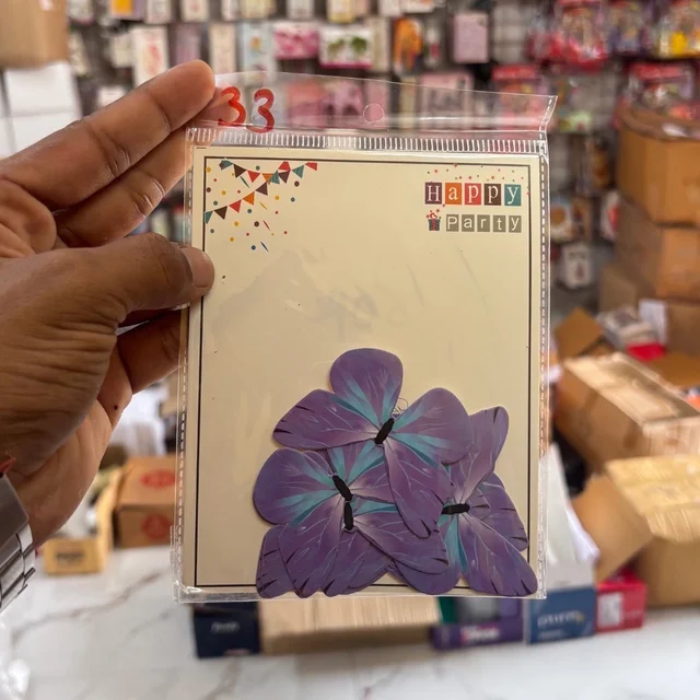 PAPER BUTTERFLY - 10 Pcs Pack, Delight 33