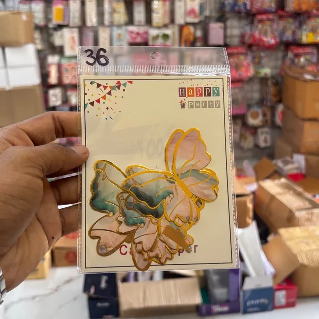 PAPER BUTTERFLY - 10 Pcs Pack, Delight 36