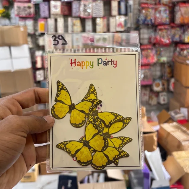 PAPER BUTTERFLY - 10 Pcs Pack, Delight 39