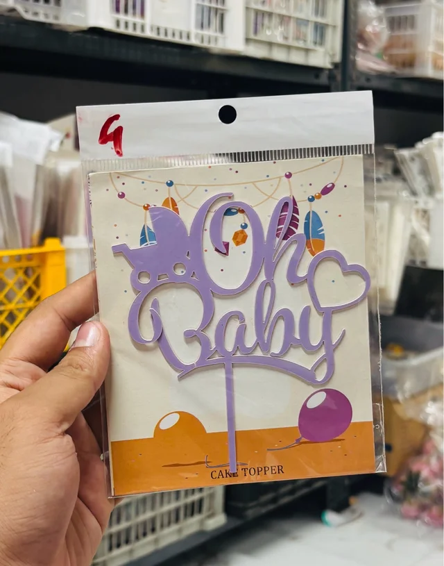ACRYLIC TOPPER N - 4.5 INCH, 4