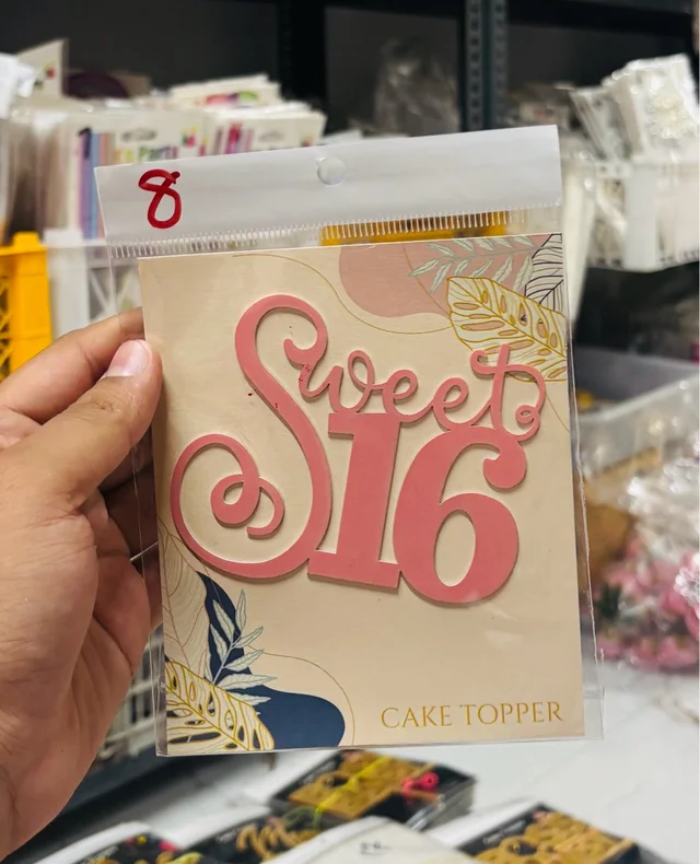ACRYLIC TOPPER N - 4.5 INCH, 8