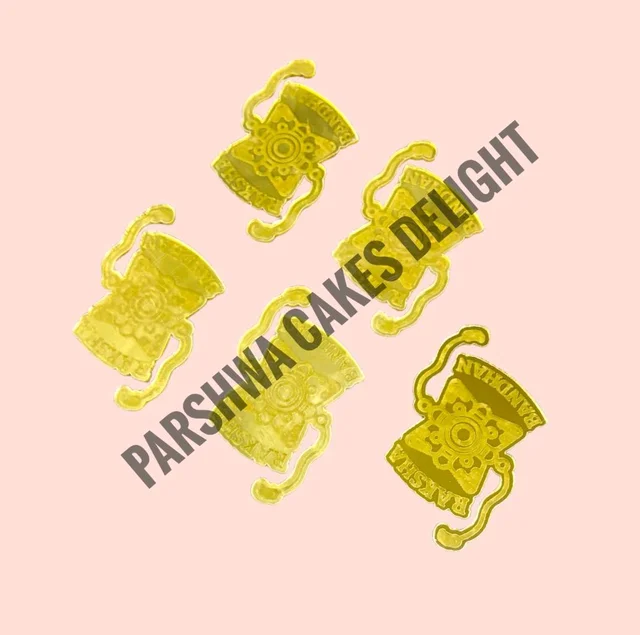 Rakhi Charms - 2 Inches, 5 Pcs Pack, Delight 3