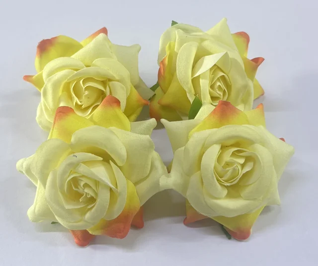 Artificial Rose Flower - Delight 1, 4 Pcs
