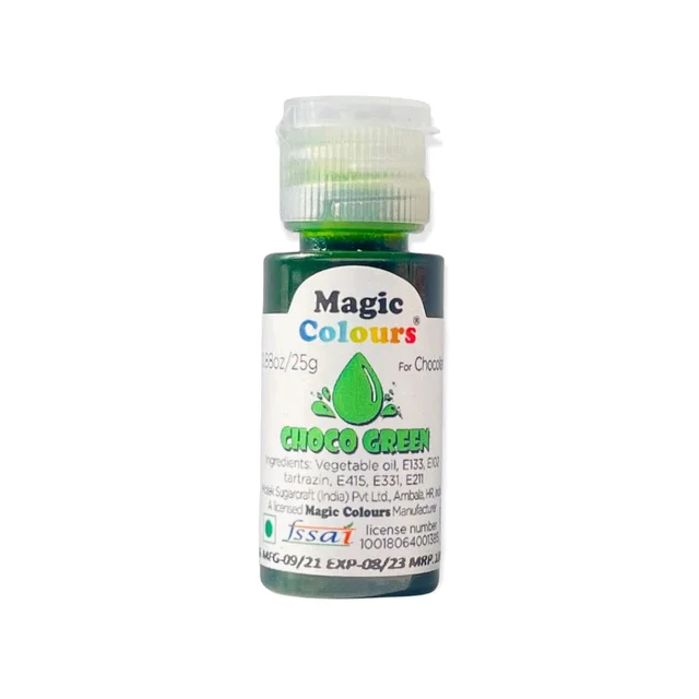 Choco Mini Gels | Candy Food Colours | Oil Based - Choco Green
