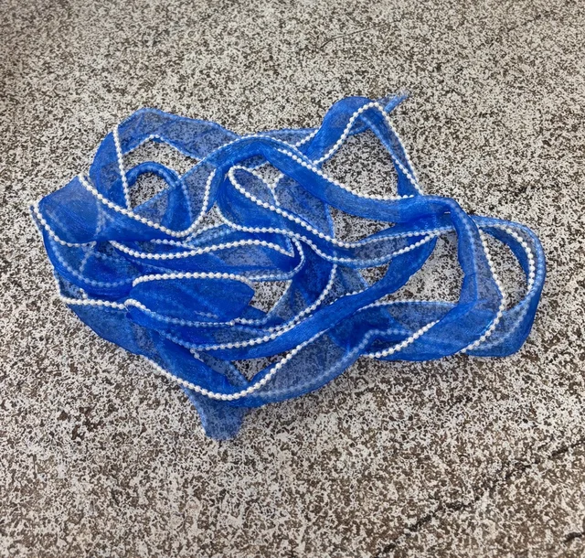 Pearl Organza Ribbon - 3 Mtr, Delight 1