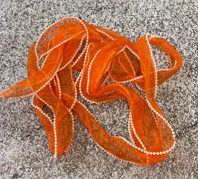 Pearl Organza Ribbon - Delight 11, 3 Mtr