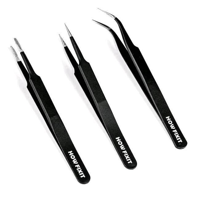 3 Pcs Tweezer Set
