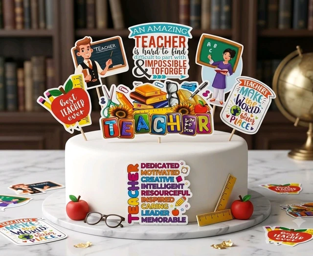 Teacher Paper Theme Topper