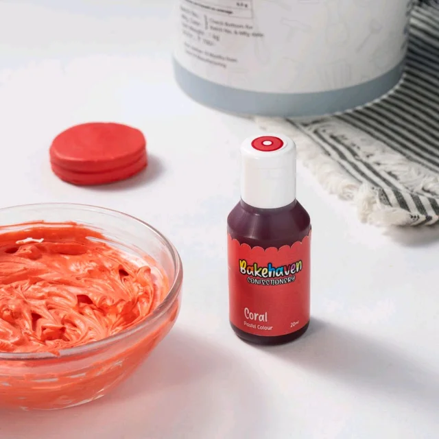Bakehaven Pastel Gel Colour - Coral