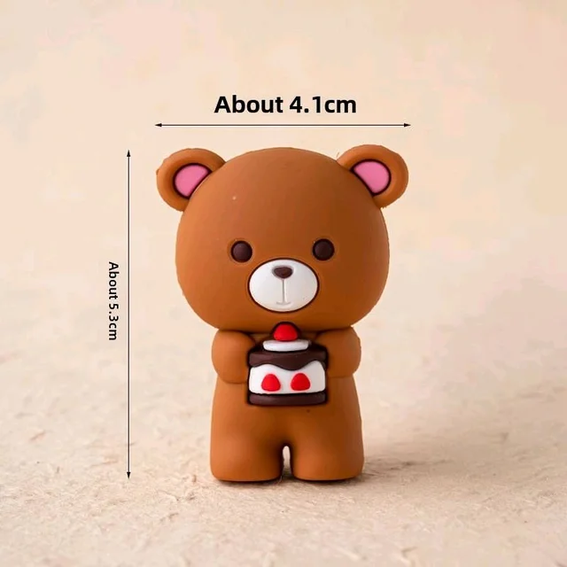 Bear Toy For Cake Decoration - Delight 4, 1 Pc