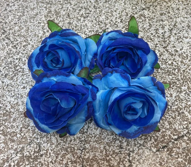New Artificial Rose Flower - Delight 2, 4 Pcs Pack