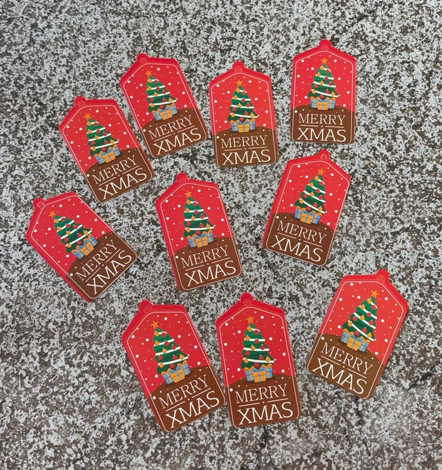 Xmas Tag - Delight 2, 10 Pcs Pack