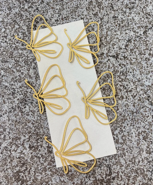 Acrylic Butterfly Cut Outs - Gold, Delight 5