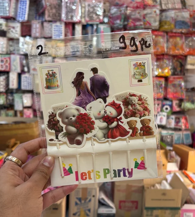 Valentine’s Special Theme Topper - 1 Pkt, Delight 2