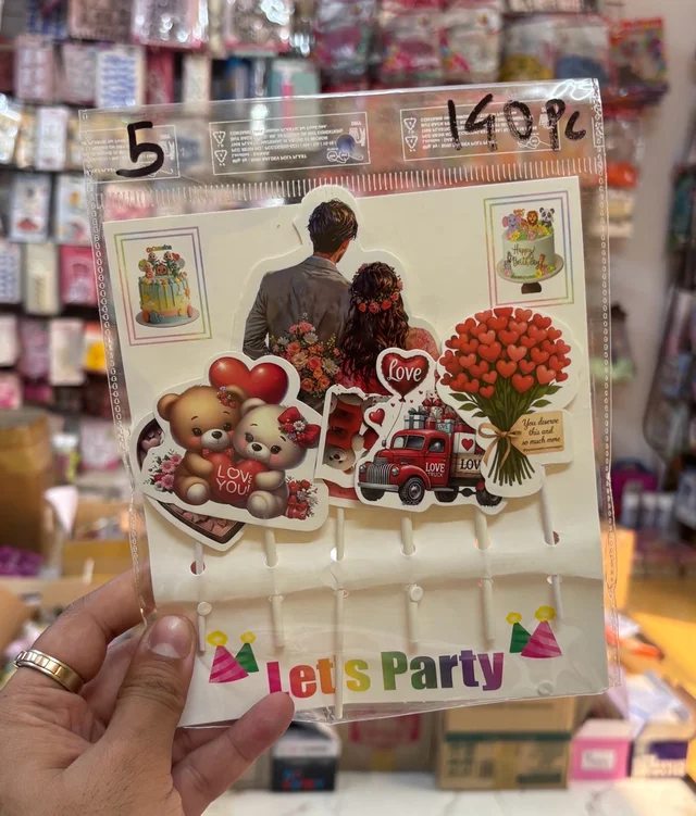 Valentine’s Special Theme Topper - 1 Pkt, Delight 5
