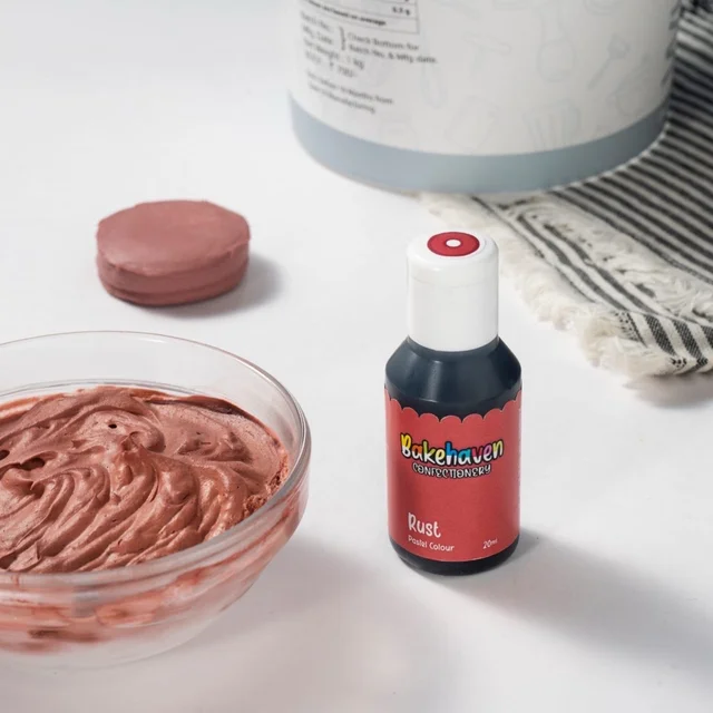 Bakehaven Pastel Gel Colour - Rust