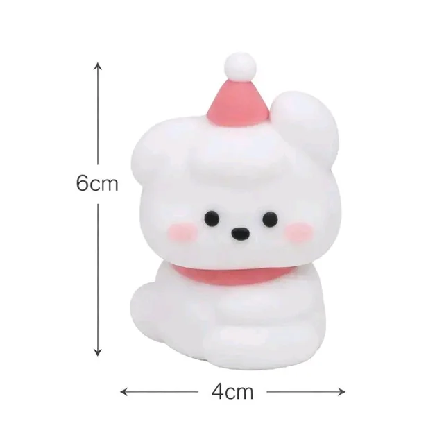 Bear Toy For Cake Decoration - 1 Pc, Delight 5