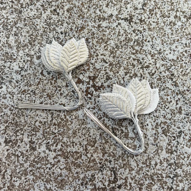 Artificial Silver Leaf - Size 1, 20 Pcs Pack