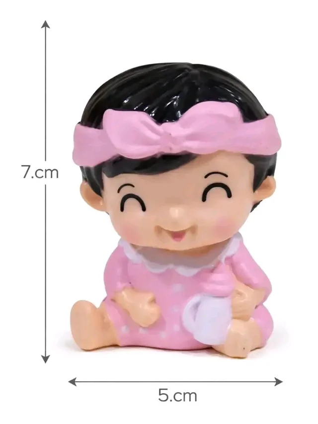 Girl Toy With Milk Bottle In Hand - 1 Pc