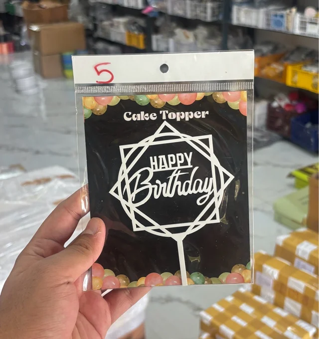 Acrylic White Topper - 5 Inch, White, 5