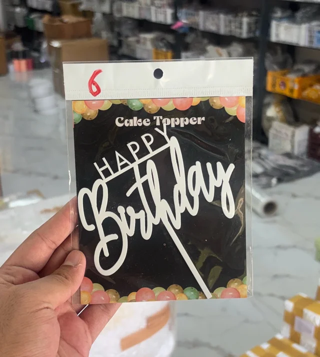 Acrylic White Topper - 5 Inch, White, 6