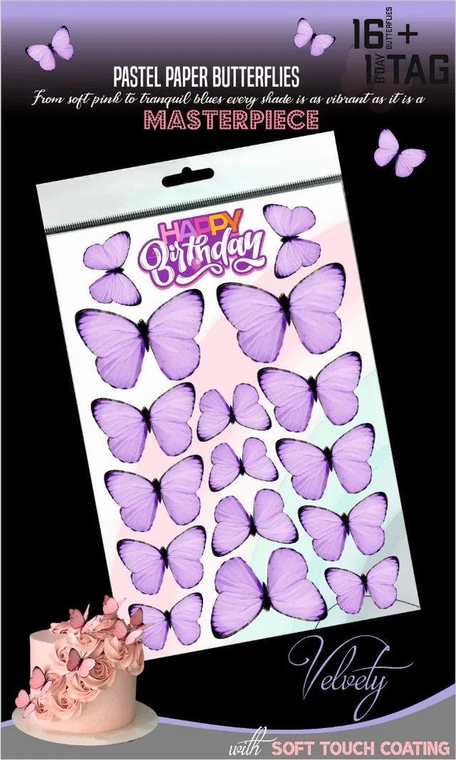 Card Paper Butterfly - Delight 32
