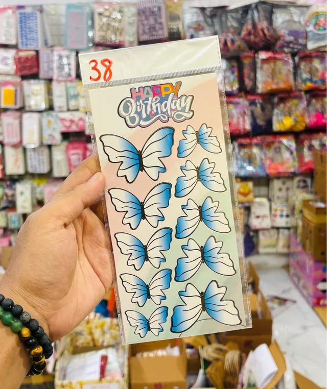 Card Paper Butterfly - Delight 38