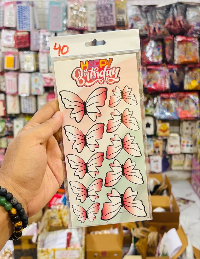 Card Paper Butterfly - Delight 40
