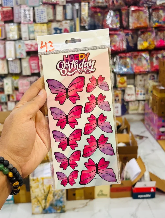 Card Paper Butterfly - Delight 43