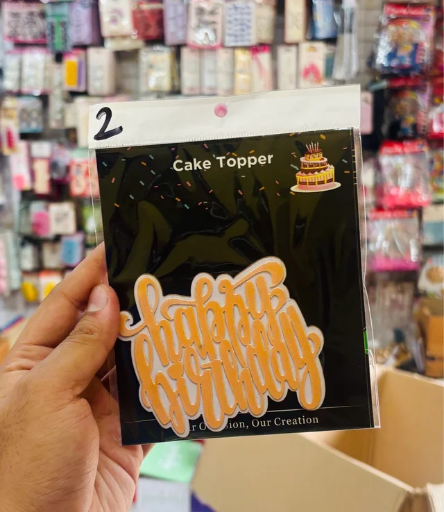 Happy Birthday Cut Out - 1Pc, Delight 2