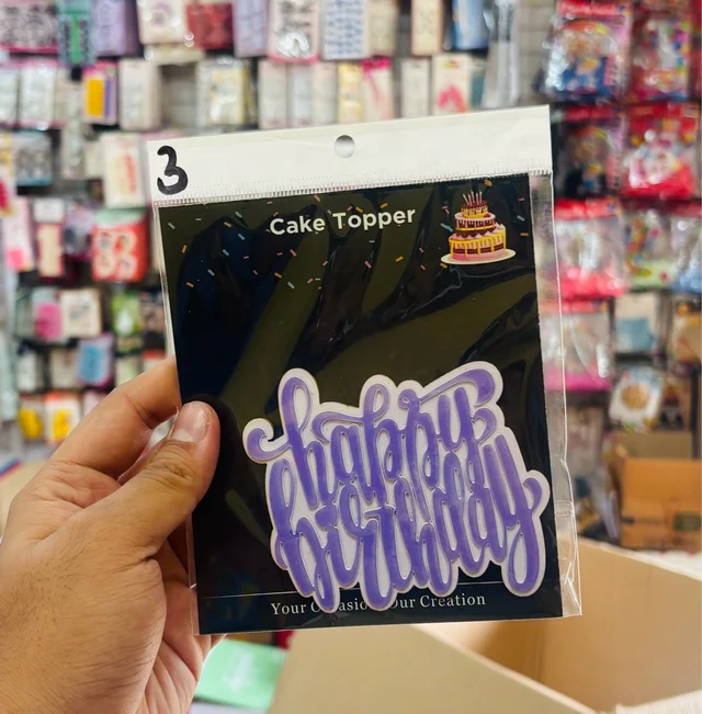 Happy Birthday Cut Out - 1Pc, Delight 3