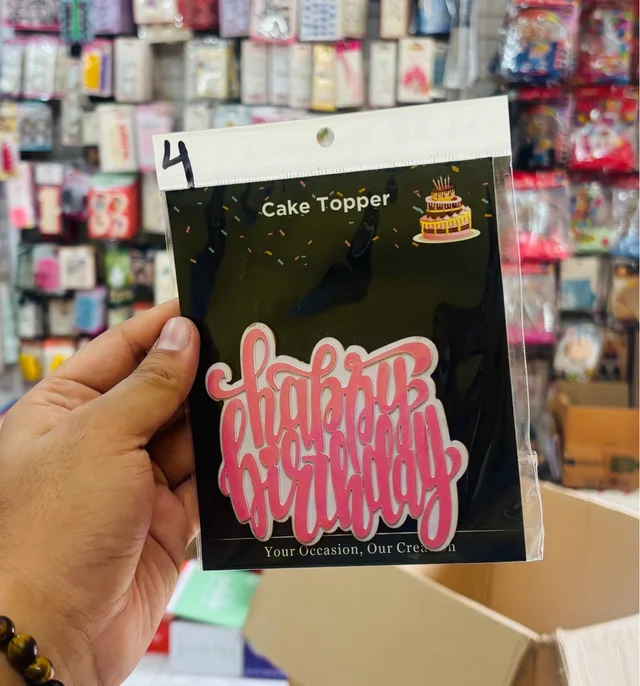 Happy Birthday Cut Out - 1Pc, Delight 4