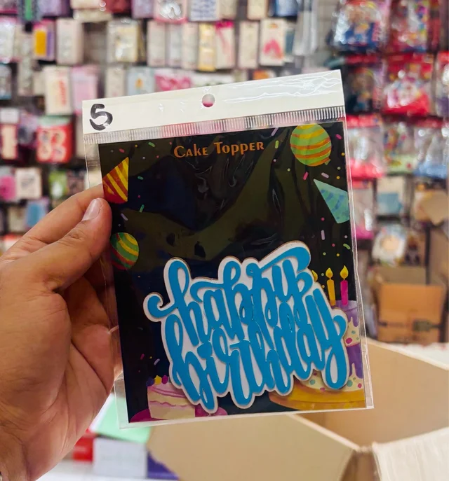 Happy Birthday Cut Out - 1Pc, Delight 5