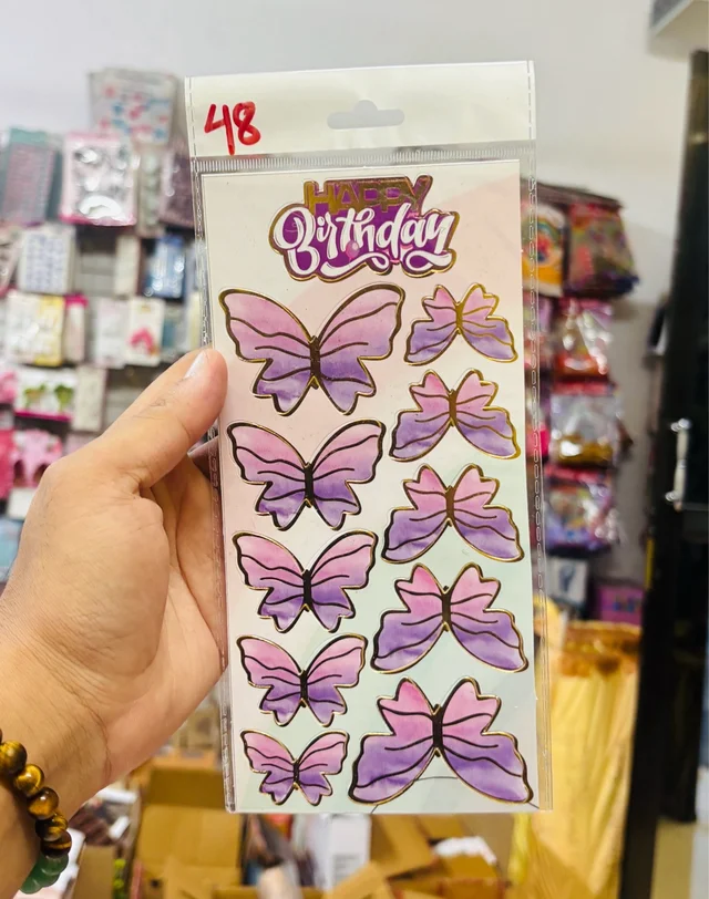 Card Paper Butterfly - Delight 48