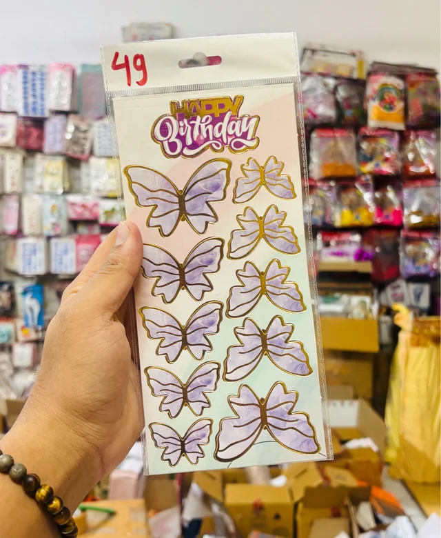 Card Paper Butterfly - Delight 49