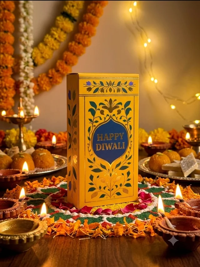 Diwali Kunafa / Multipurpose Chocolate Bar Box - 6.5*3.5*1.25 Inches, 10 Pcs, Delight 2