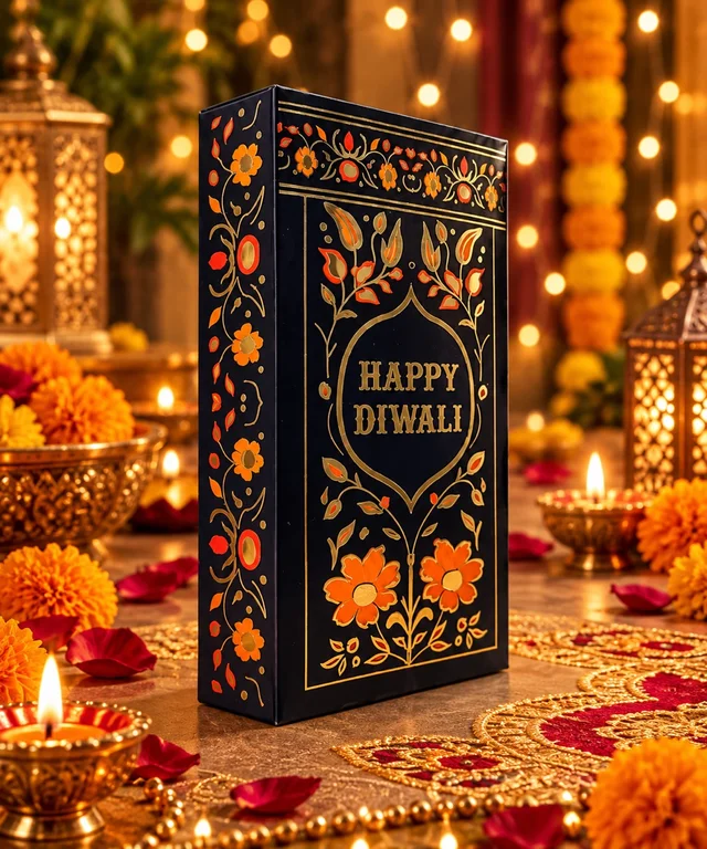 Diwali Kunafa / Multipurpose Chocolate Bar Box - 6.5*3.5*1.25 Inches, 10 Pcs, Delight 4